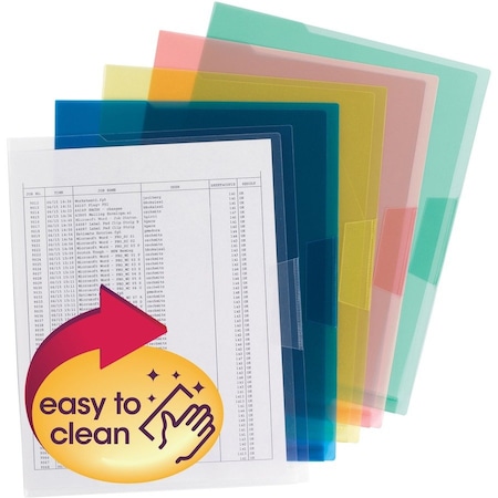 Smead Jacket, Poly, Project, 5Pk, Ast SMD85750